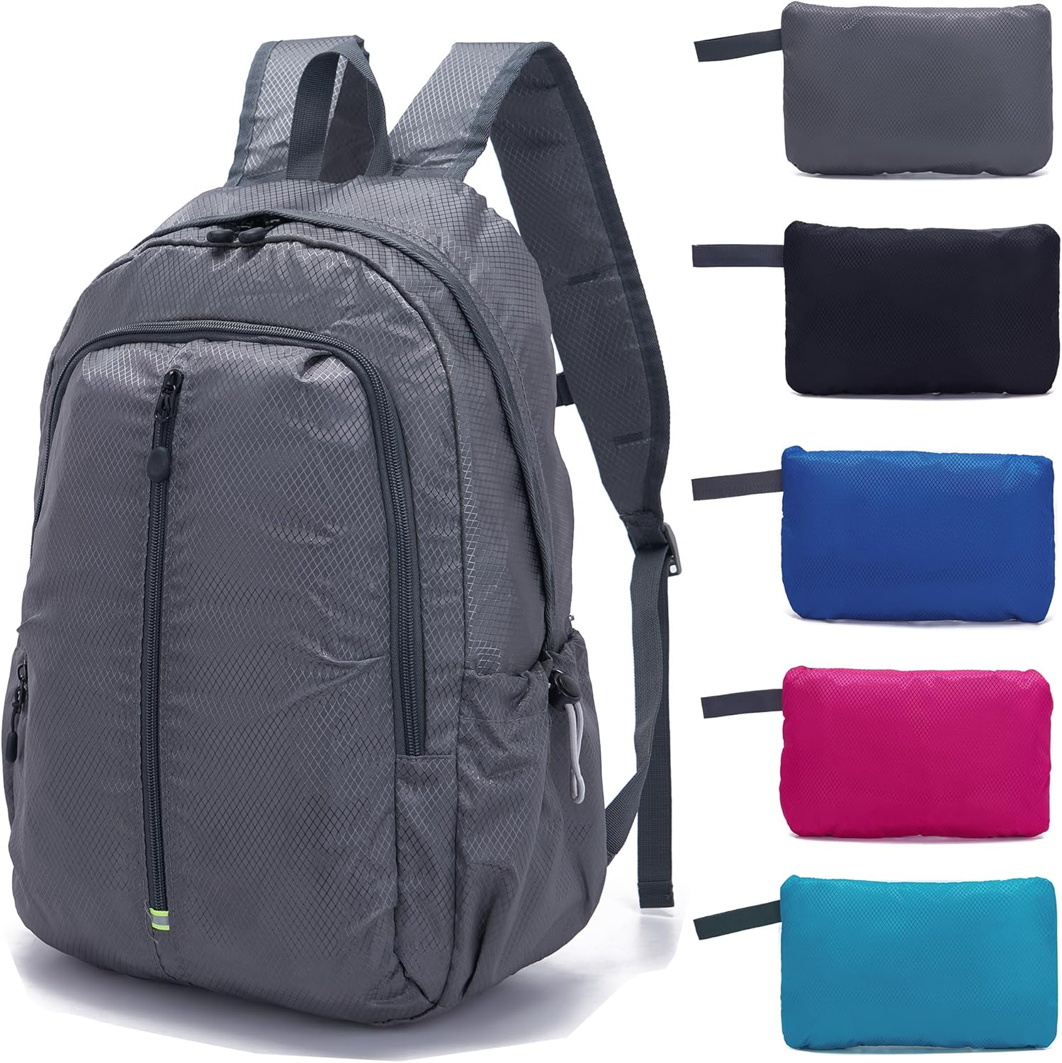 25L Lightweight Packable Hiking Backpack Waterproof Hiking Daypack for Women Men Gym Backpack Travel Camping Vacation,DarkGray