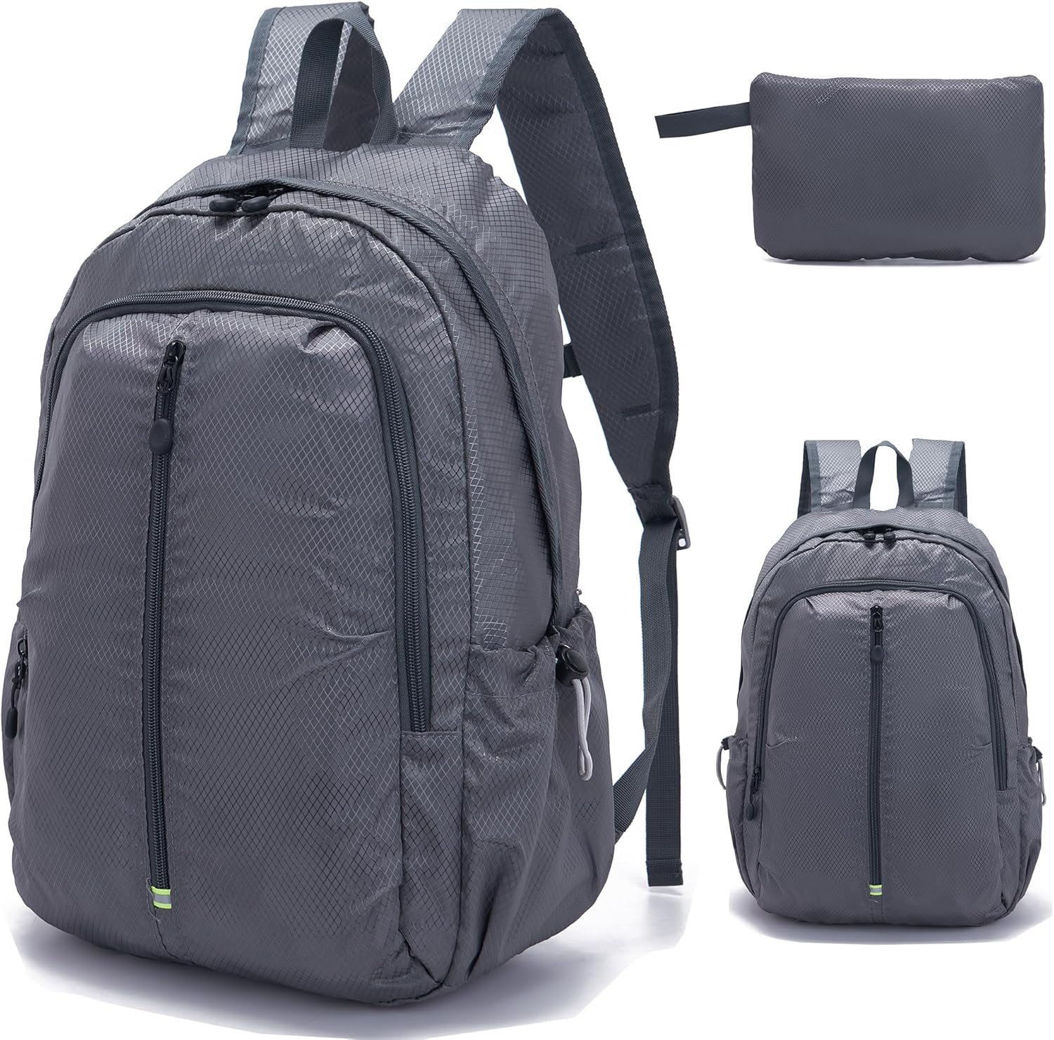 25L Lightweight Packable Hiking Backpack Waterproof Hiking Daypack for Women Men Gym Backpack Travel Camping Vacation,DarkGray - Image 2